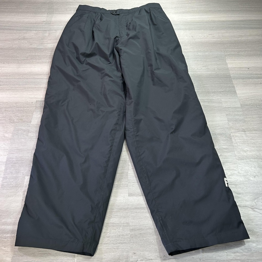 FootJoy DryJoys Rain Pants Mens 2XL Black Waterproof Elastic Waist Golf Pockets